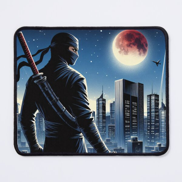 Item preview, Modern Comic Art, Ninja on the Roof 5 designed and sold by Salimgor Hangaround Music.