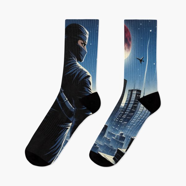 Item preview, Modern Comic Art, Ninja on the Roof 5 designed and sold by Salimgor Hangaround Music.