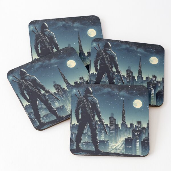 Item preview, Modern Comic Art, Ninja on the Roof 6 designed and sold by Salimgor Hangaround Music.