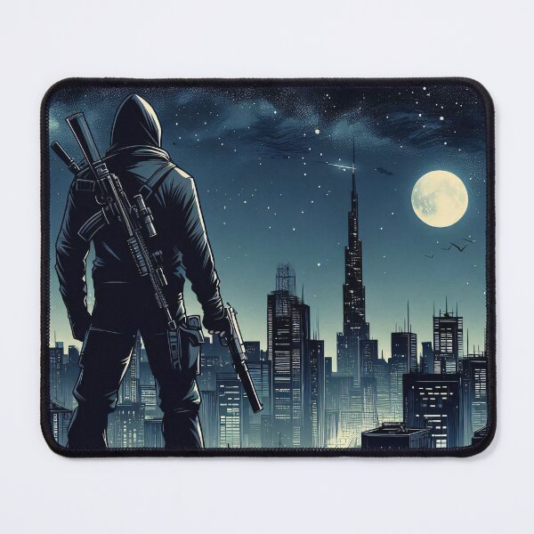 Item preview, Modern Comic Art, Ninja on the Roof 6 designed and sold by Salimgor Hangaround Music.