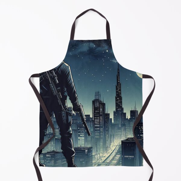 Item preview, Modern Comic Art, Ninja on the Roof 6 designed and sold by Salimgor Hangaround Music.