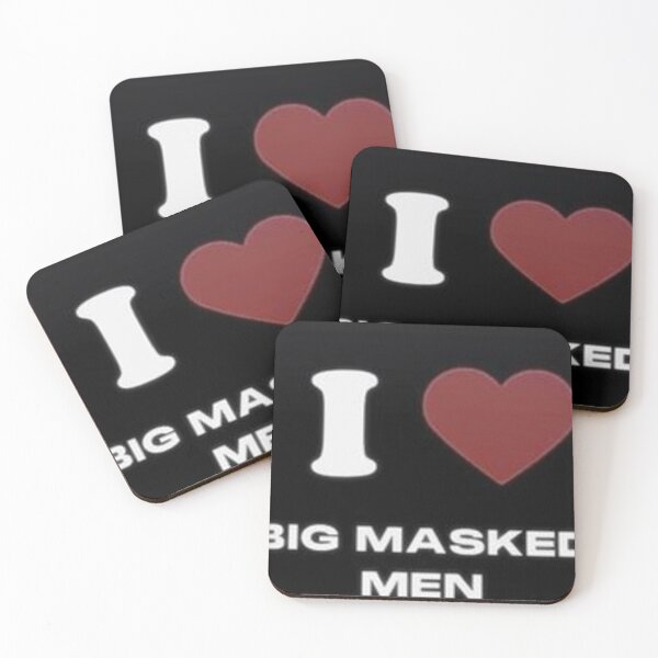 Item preview, I heart big masked men designed and sold by GoblobSociety.