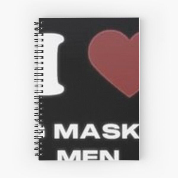 Item preview, I heart big masked men designed and sold by GoblobSociety.