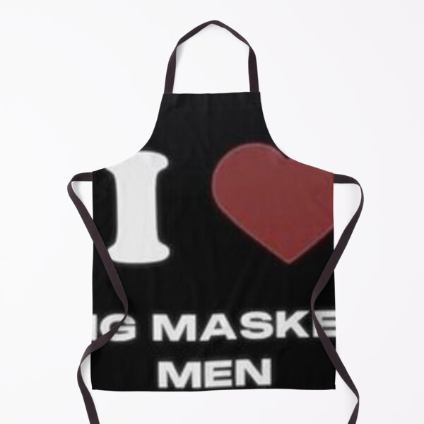 Item preview, I heart big masked men designed and sold by GoblobSociety.