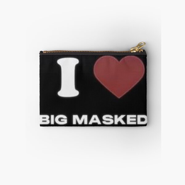 Item preview, I heart big masked men designed and sold by GoblobSociety.
