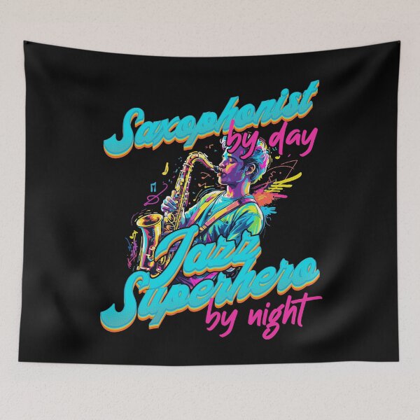 Item preview, Funny Saxophone Design For Jazz Music Lovers designed and sold by LuminOrb.
