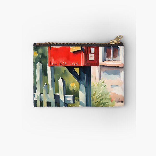 Item preview, Vintage Charm: Colorful Watercolor Mailbox designed and sold by REALDesign-Shop.