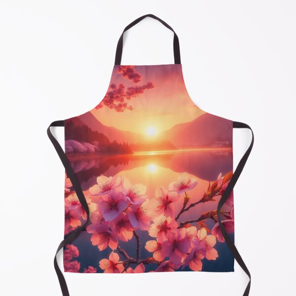 Item preview, Summer Japanese Sunset Landscape designed and sold by DeeCeeFashion.