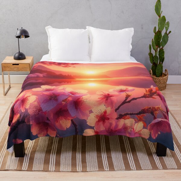 Item preview, Summer Japanese Sunset Landscape designed and sold by DeeCeeFashion.
