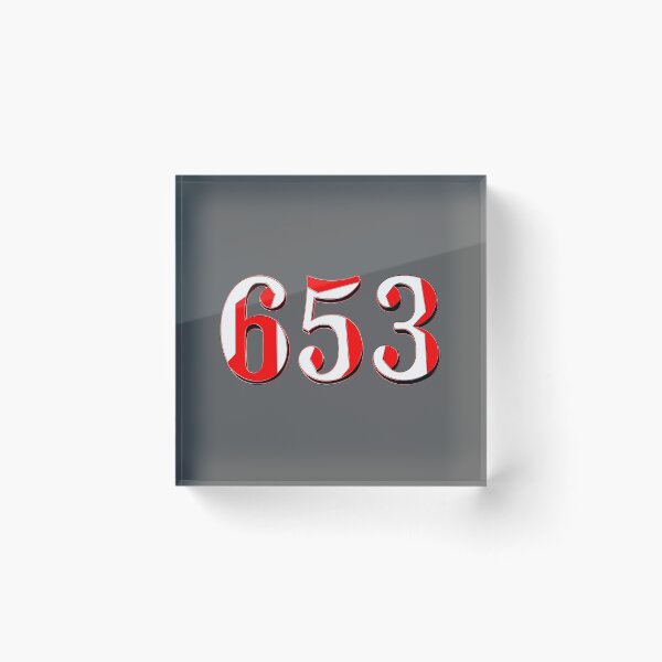 Item preview, number six hundred and fifty-three digit 653 order sequence team member age designed and sold by 4rpixs.