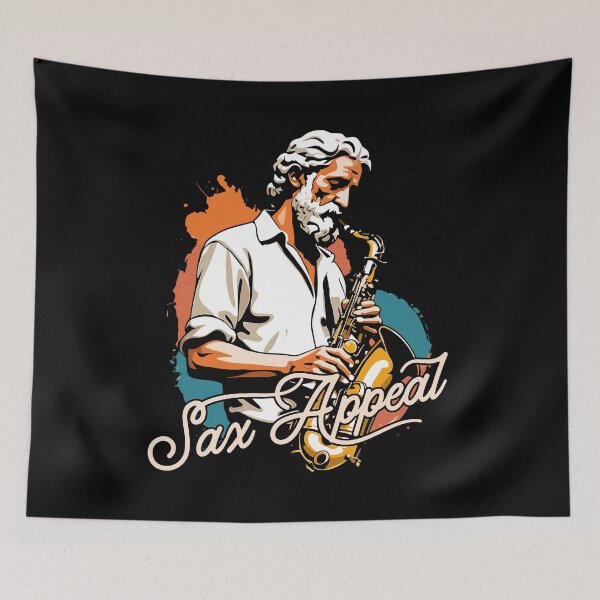 Item preview, Funny saxophone design with sax appeal designed and sold by LuminOrb.