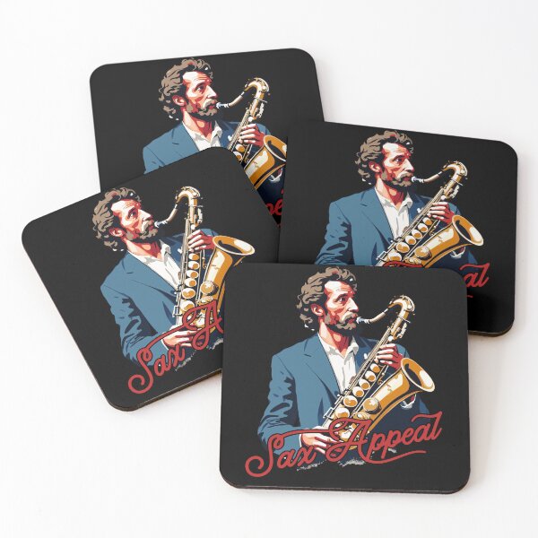 Item preview, Funny Saxophone Sax Appeal Jazz Music Lover designed and sold by LuminOrb.