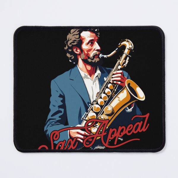 Item preview, Funny Saxophone Sax Appeal Jazz Music Lover designed and sold by LuminOrb.