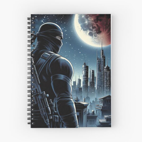 Item preview, Modern Comic Art, Ninja on the Roof 8 designed and sold by Salimgor Hangaround Music.