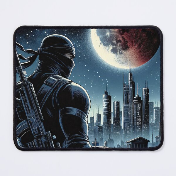 Item preview, Modern Comic Art, Ninja on the Roof 8 designed and sold by Salimgor Hangaround Music.