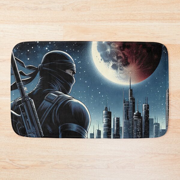 Item preview, Modern Comic Art, Ninja on the Roof 8 designed and sold by Salimgor Hangaround Music.