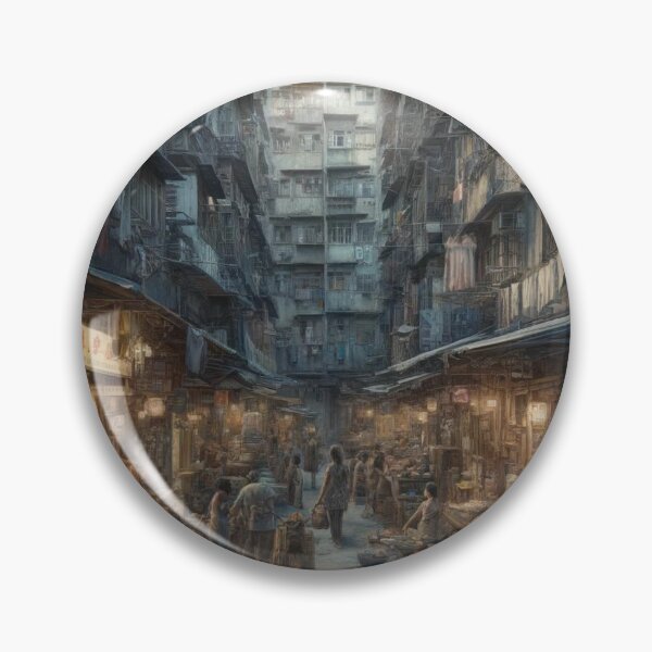 Artikelvorschau, Ummauerte Stadt Kowloon in Hongkong entworfen und verkauft von Catsmoment.