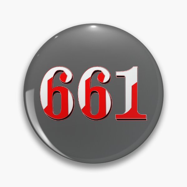 Item preview, number six hundred and sixty-one digit 661 order sequence team member age designed and sold by 4rpixs.