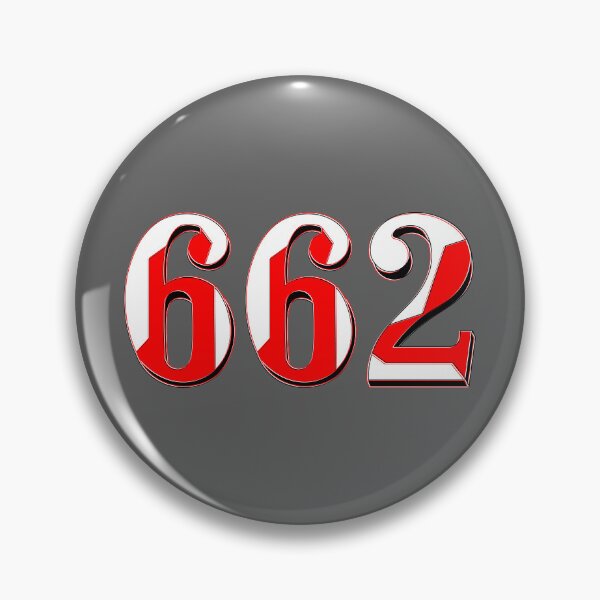 Item preview, number six hundred and sixty-two digit 662 order sequence team member age designed and sold by 4rpixs.