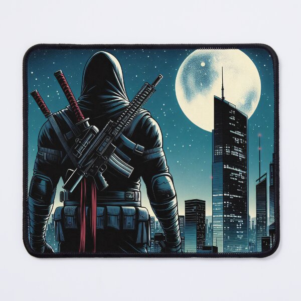 Item preview, Modern Comic Art, Ninja on the Roof 10 designed and sold by Salimgor Hangaround Music.