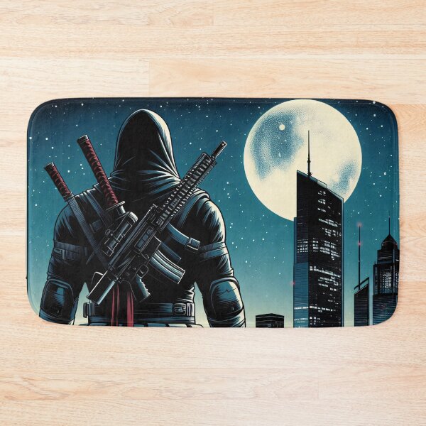Item preview, Modern Comic Art, Ninja on the Roof 10 designed and sold by Salimgor Hangaround Music.