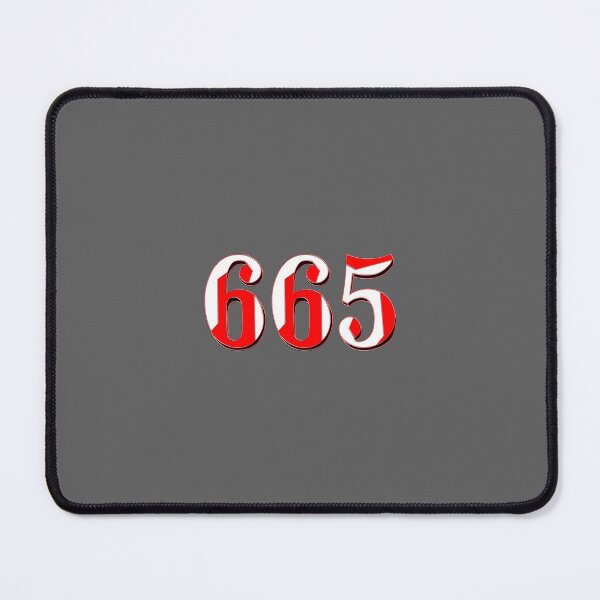 Item preview, number six hundred and sixty-five digit 665 order sequence team member age designed and sold by 4rpixs.