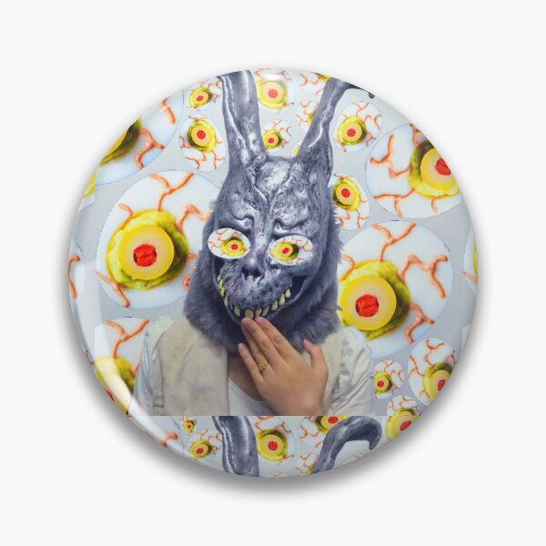 Item preview, Abstract bizarre rabbit photomontage with yellow patterns designed and sold by Carré Comme Orange.