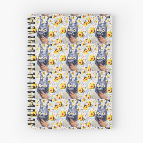 Item preview, Abstract bizarre rabbit photomontage with yellow patterns designed and sold by Carré Comme Orange.
