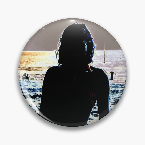 Item preview, Filtered photograph of woman silhouette on the beach designed and sold by Carré Comme Orange.