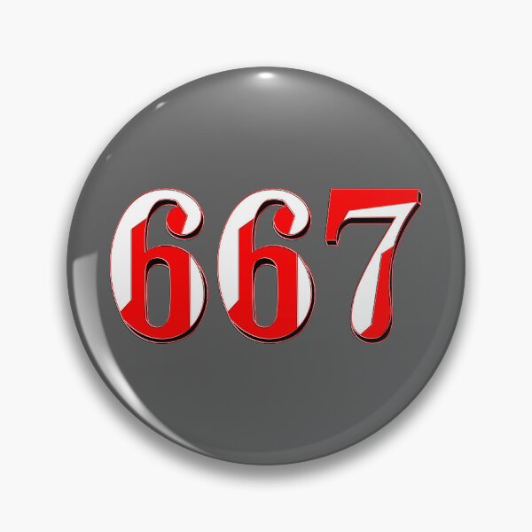 Item preview, number six hundred and sixty-seven digit 667 order sequence team member age designed and sold by 4rpixs.