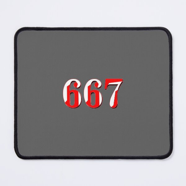 Item preview, number six hundred and sixty-seven digit 667 order sequence team member age designed and sold by 4rpixs.