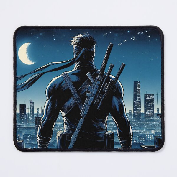 Item preview, Modern Comic Art, Ninja on the Roof 12 designed and sold by Salimgor Hangaround Music.