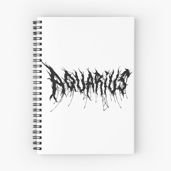 Item preview, Aquarius Brutal Zodiac in Black designed and sold by scorpiopanda.