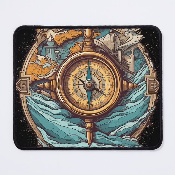 Item preview, Vintage Antique Compass #4 designed and sold by Digital Media Buzz Content.