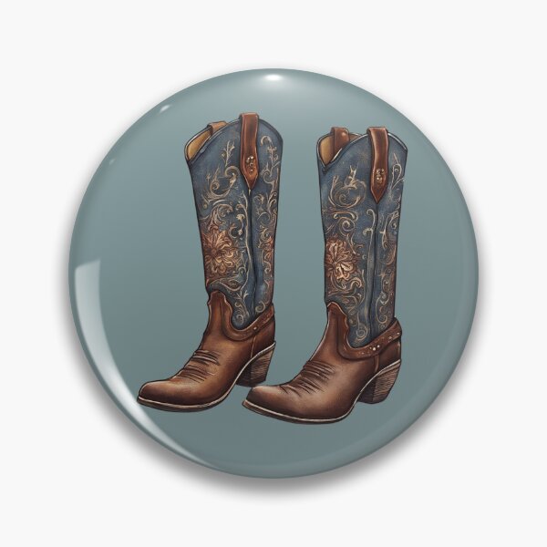 Item preview, Botas Vaqueras Acuarela designed and sold by FarmOfCuties.