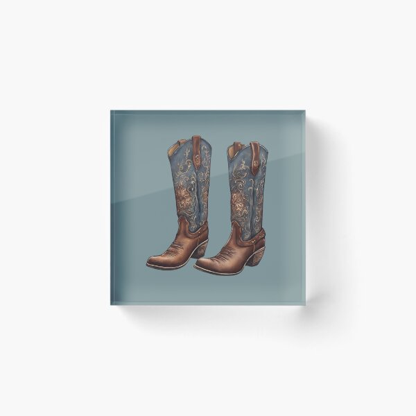 Item preview, Botas Vaqueras Acuarela designed and sold by FarmOfCuties.