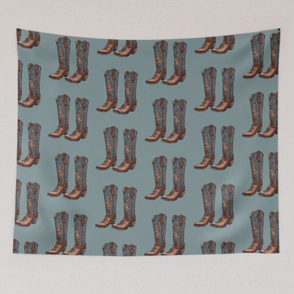 Item preview, Botas Vaqueras Acuarela designed and sold by FarmOfCuties.
