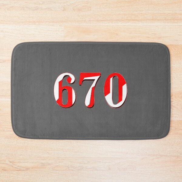 Item preview, number six hundred and seventy digit 670 order sequence team member age designed and sold by 4rpixs.