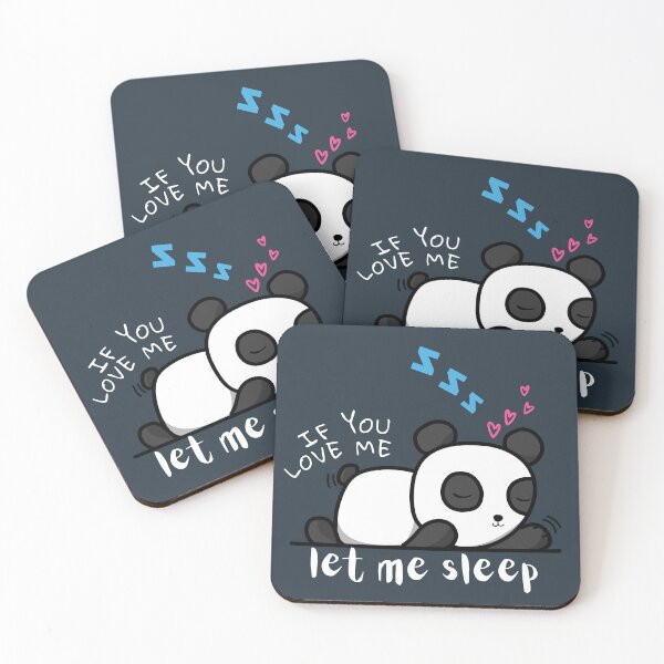 Item preview, Sleepy Panda: Don't Disturb My Purrfect Nap, If You Love Me Let Me Sleep designed and sold by Amazing-Kortez.