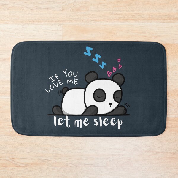 Item preview, Sleepy Panda: Don't Disturb My Purrfect Nap, If You Love Me Let Me Sleep designed and sold by Amazing-Kortez.