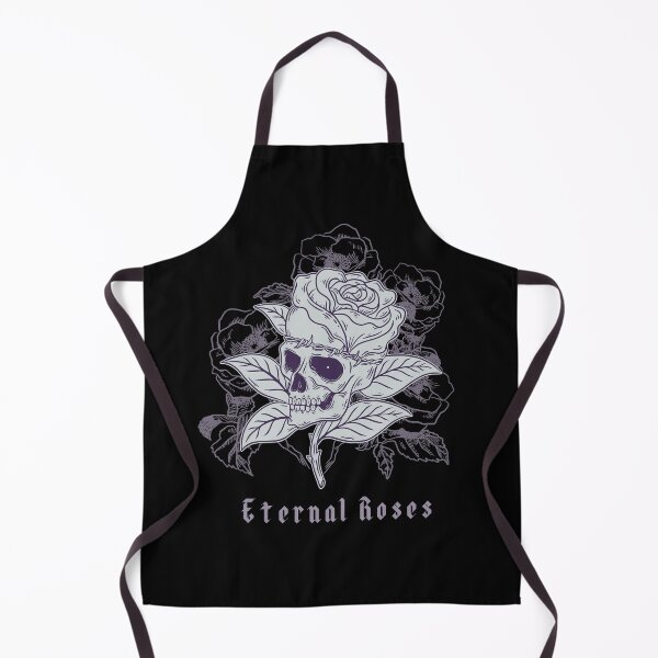 Item preview, Monochrome skull flower designed and sold by MonochromeEcho.