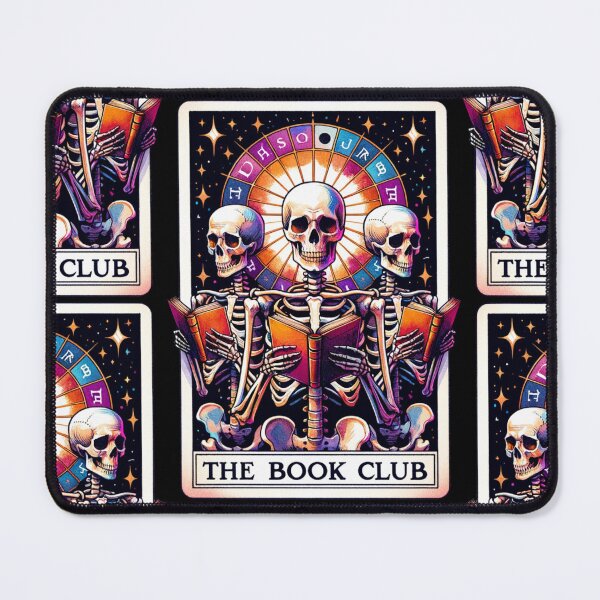 Item preview, The Book Club Card Funny Skeleton Tarot designed and sold by Margival.