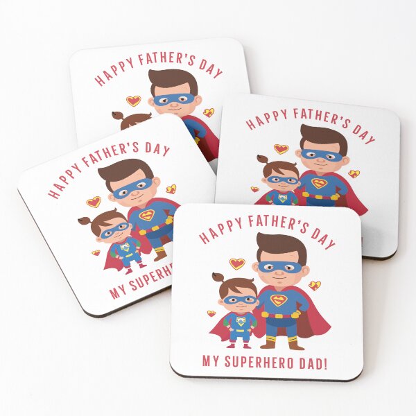 Item preview, Superhero Dad Illustration - Heartwarming Father's Day Gift! designed and sold by HahaHandlesHub.