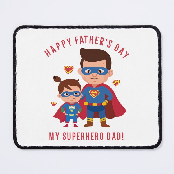 Item preview, Superhero Dad Illustration - Heartwarming Father's Day Gift! designed and sold by HahaHandlesHub.