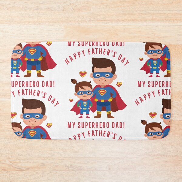 Item preview, Superhero Dad Illustration - Heartwarming Father's Day Gift! designed and sold by HahaHandlesHub.