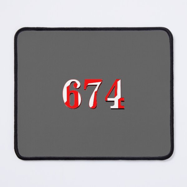 Item preview, number six hundred and seventy-four digit 674 order sequence team member age designed and sold by 4rpixs.