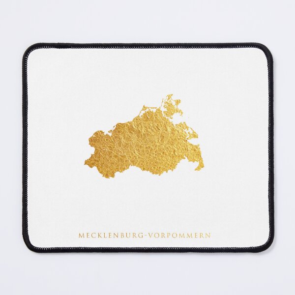 Item preview, Mecklenburg-Vorpommern Gold Map designed and sold by ArtPrints.