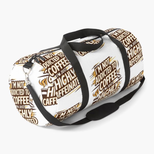 Item preview, Highly Caffeinated Typography Design - Energetic Coffee Lover Art! designed and sold by HahaHandlesHub.
