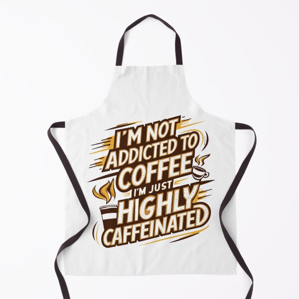 Item preview, Highly Caffeinated Typography Design - Energetic Coffee Lover Art! designed and sold by HahaHandlesHub.
