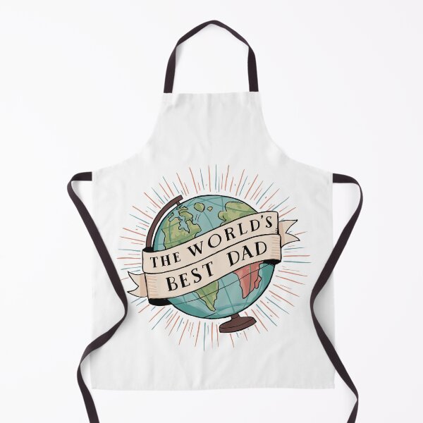 Item preview, World's Best Dad Globe Illustration - Heartwarming Father's Day Art! designed and sold by HahaHandlesHub.